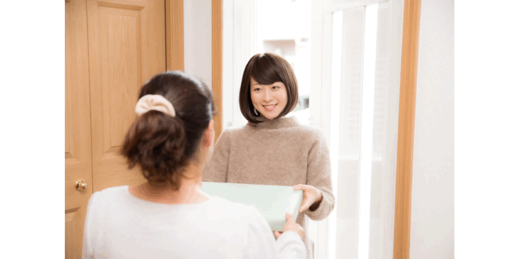 挨拶時の手土産・不在時の対応