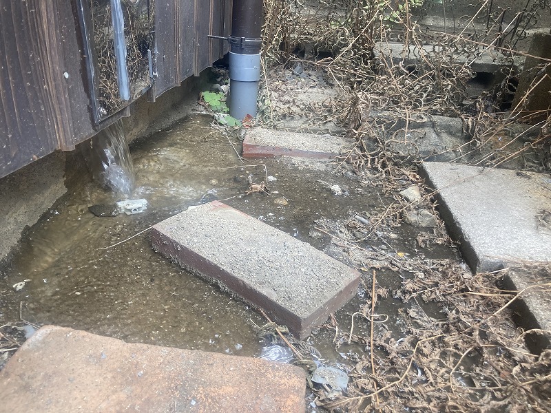四日市市戸建て賃貸:漏水対応