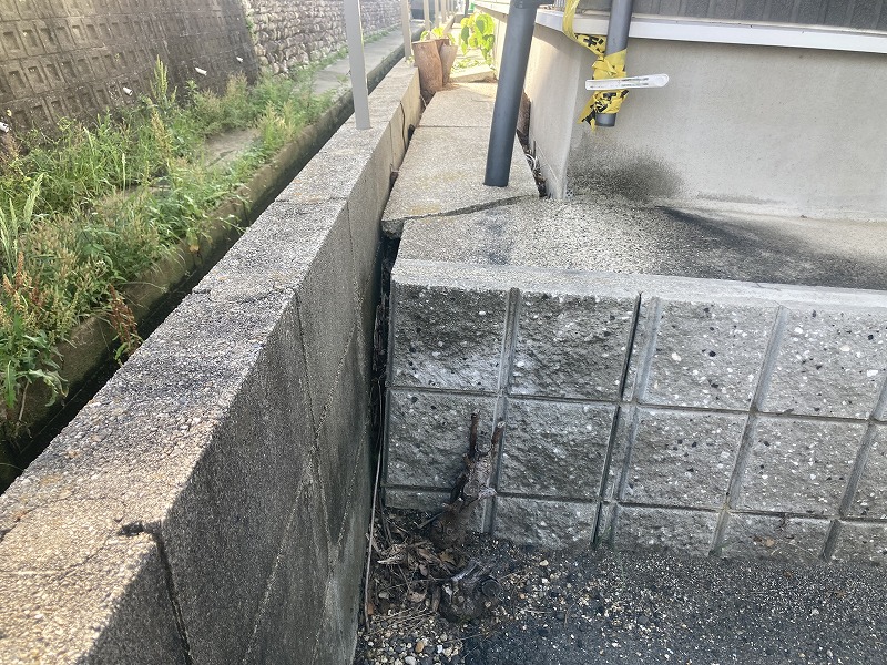 鈴鹿市賃貸アパート：外構工事　前編