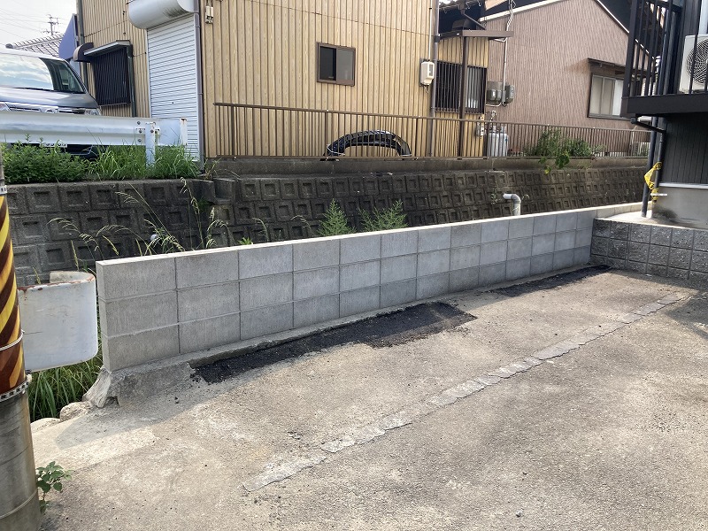 鈴鹿市賃貸アパート：外構工事　後編